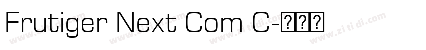 Frutiger Next Com C字体转换